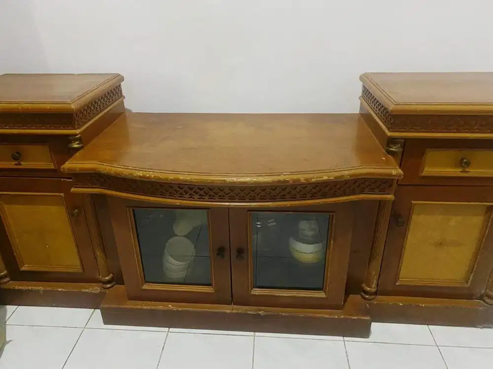 bufet TV meja TV kayu JATI murah BU