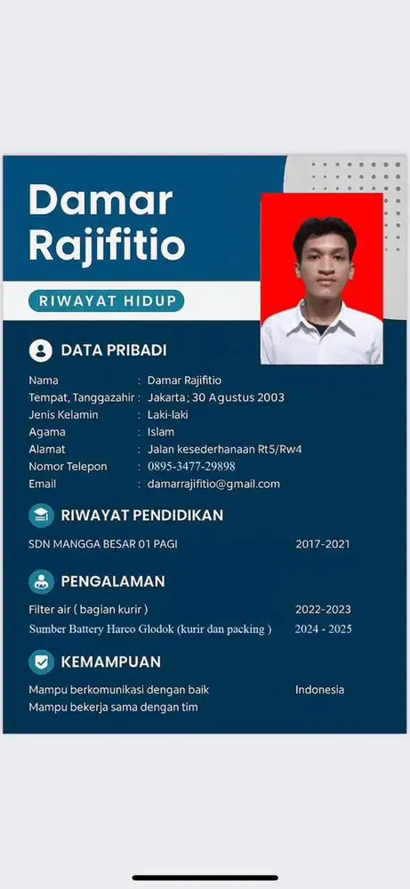 info lowongan pekerjaan kurir atau packing