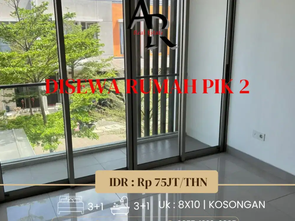 Disewakan cepat Rumah pik 2