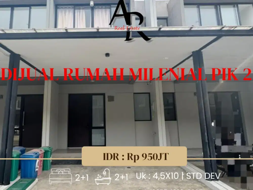 Dijual cepat Rumah milenial pik 2