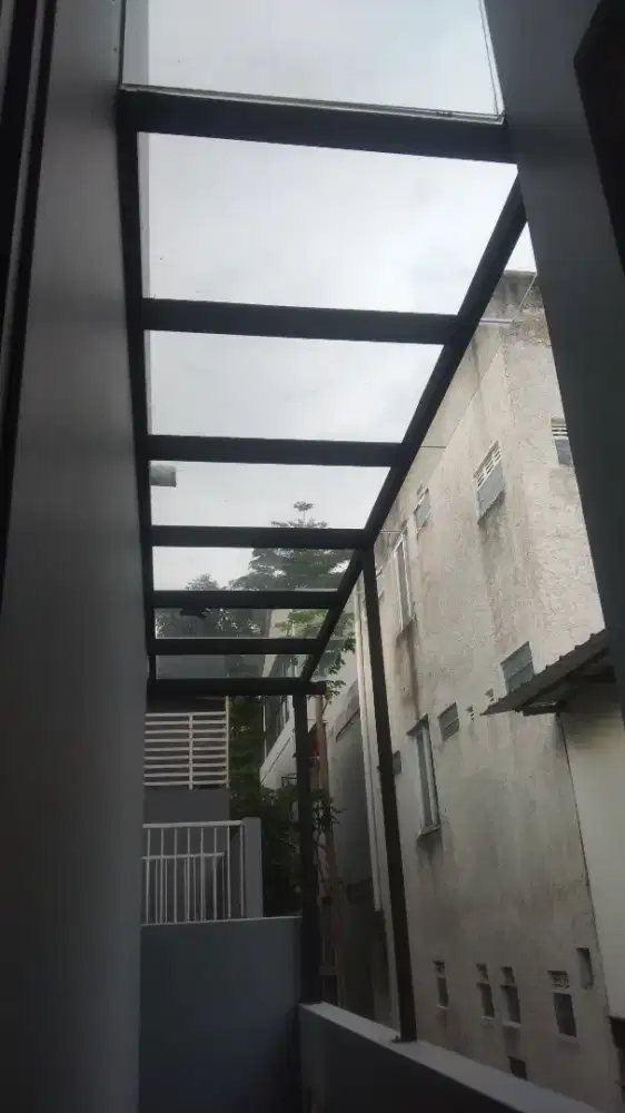 Kanopi atap kaca l