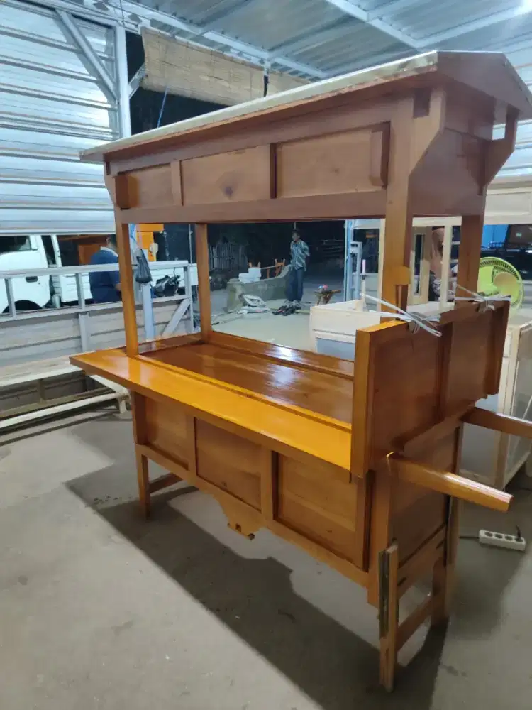 Gerobak Angkringan Bakso Mie Ayam PeceL Bubur Sate Martabak Ronde dlL