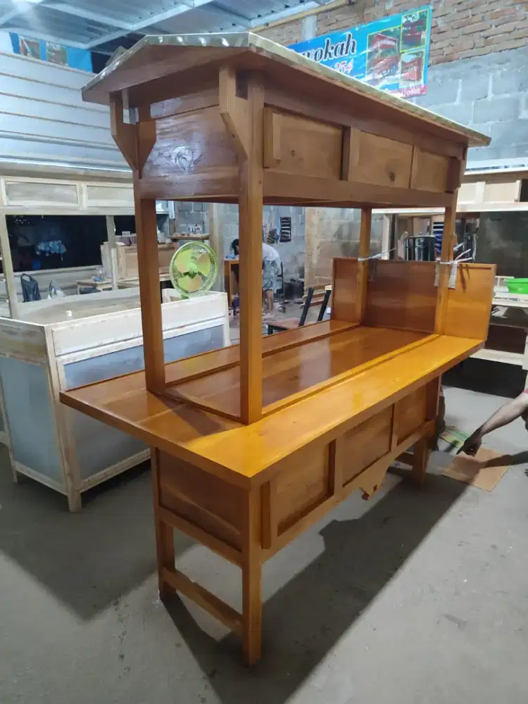 Gerobak Angkringan Bakso Mie Ayam PeceL Bubur Sate Martabak Ronde dlL