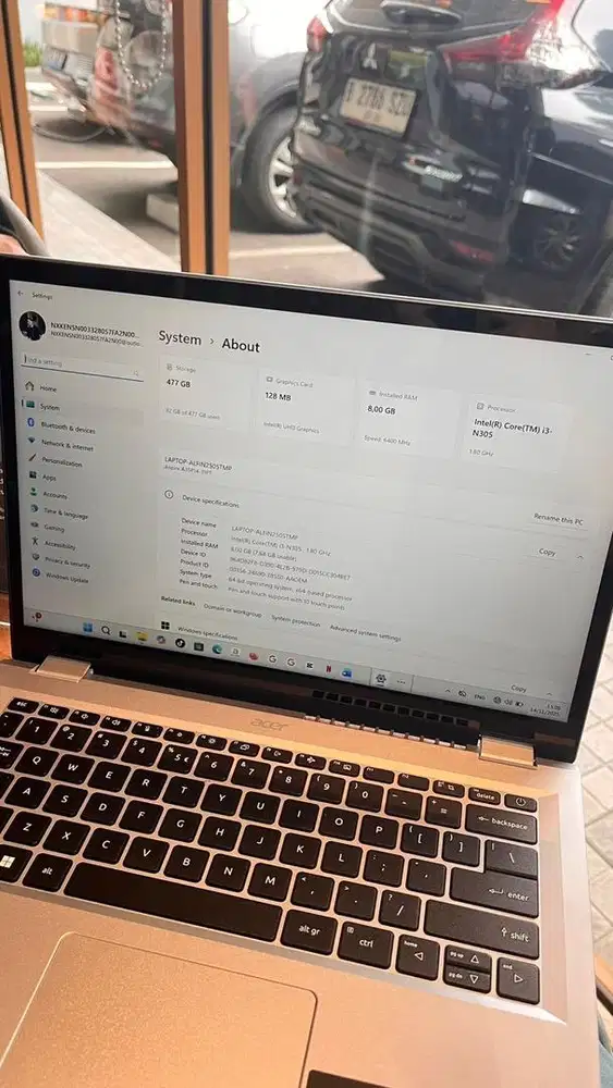 Laptop Acer Aspire 3 Spin 4