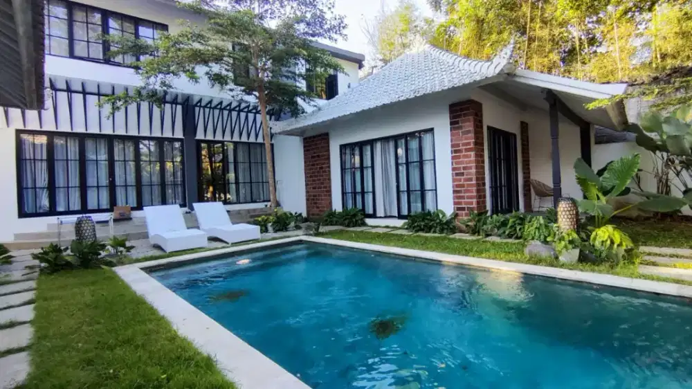 JUAL VILLA CANGGU FULL FURNISH LINGKUNGAN TENANG