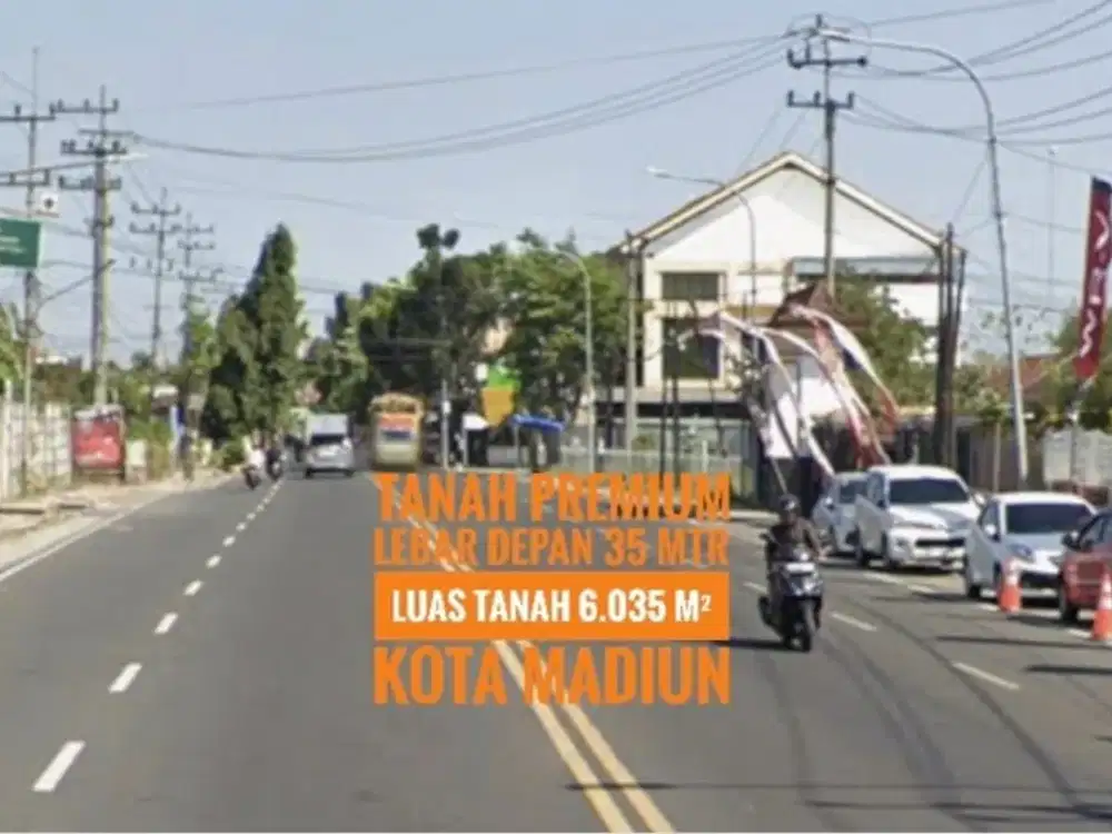 [AD] Tanah LD 35 mtr, Jl. Basuki Rahmad KOTA MADIUN Lokasi Baguss