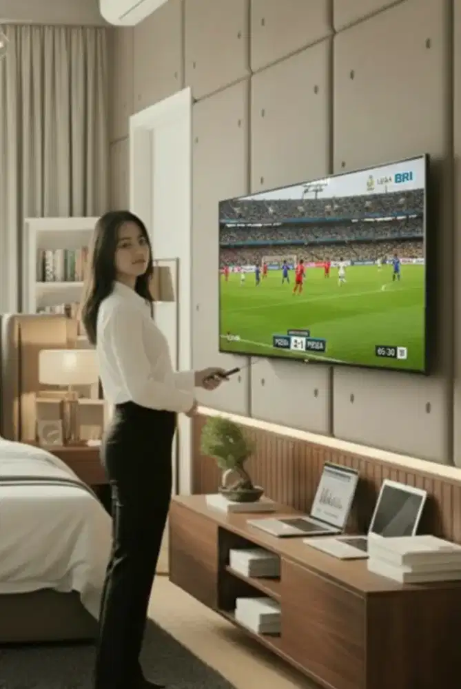 pasang & jual bracket buat gantungan tv led lcd di tembok rapih nyaman