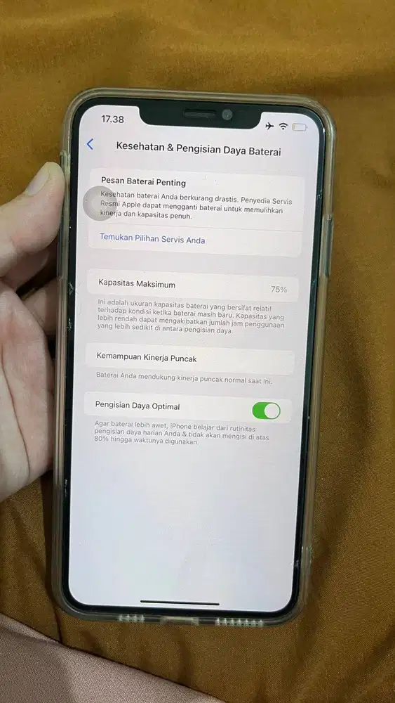 Iphone Xs Max 64GB fullset casan ori All Operator