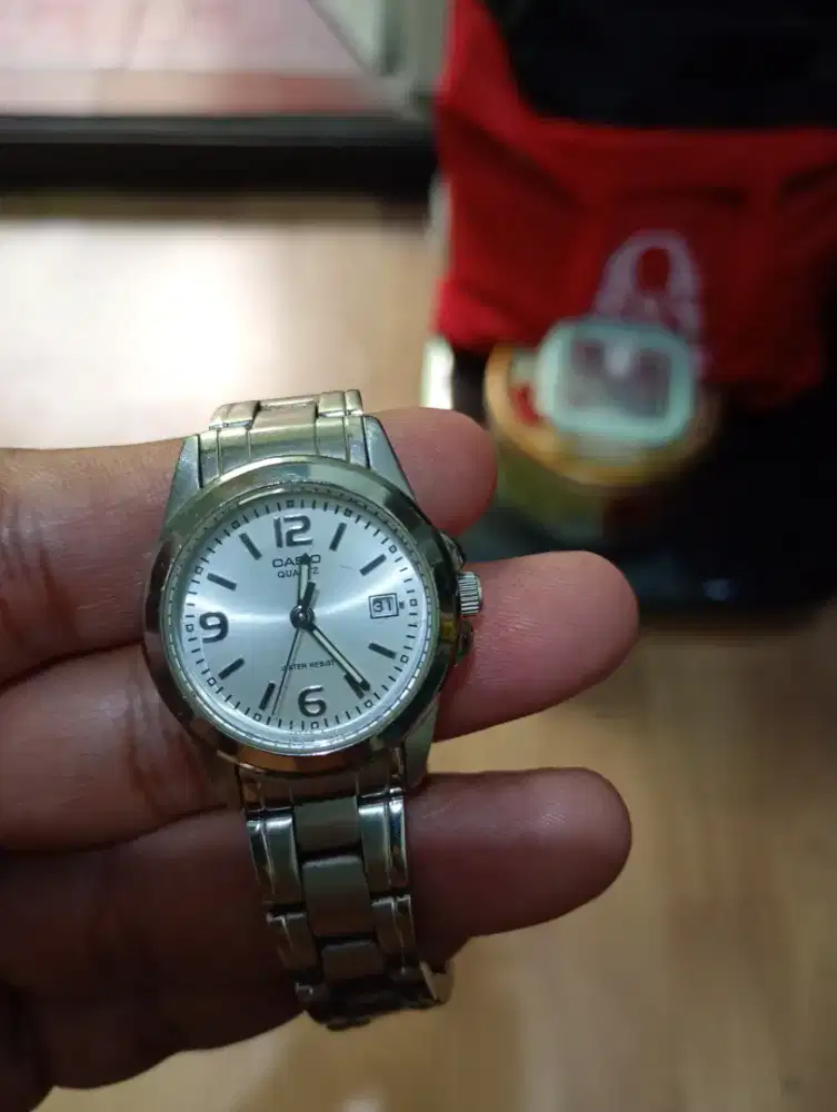 Casio Jam Tangan Wanita ORI Silver