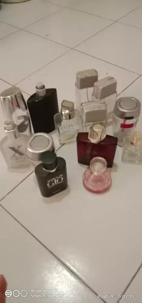 Botol kosong parfum 13 botol