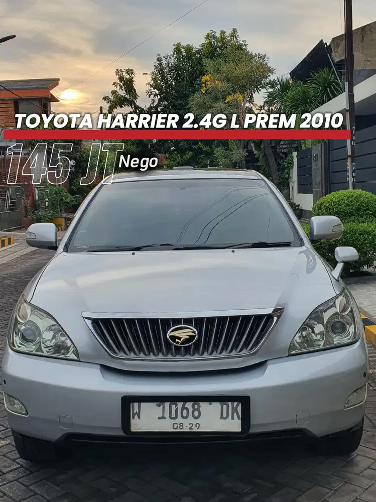 TOYOTA HARRIER 2.4G L PREM 2010 ‼️ KREDIT TDP 37 JT‼️