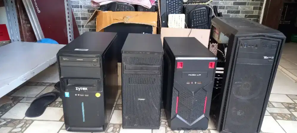 casing komputer mini dan besar normal bagus