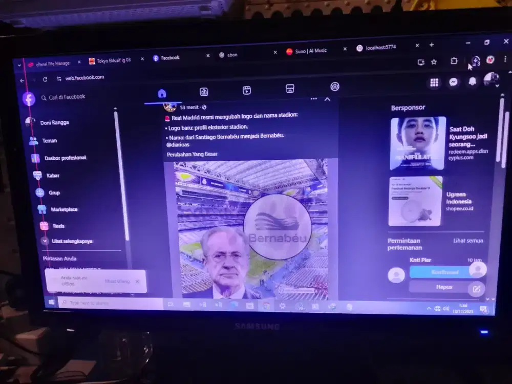 Monitor lcd Samsung s19d300