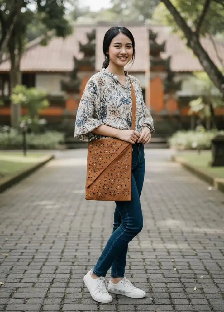 Tas slendang kulit joger