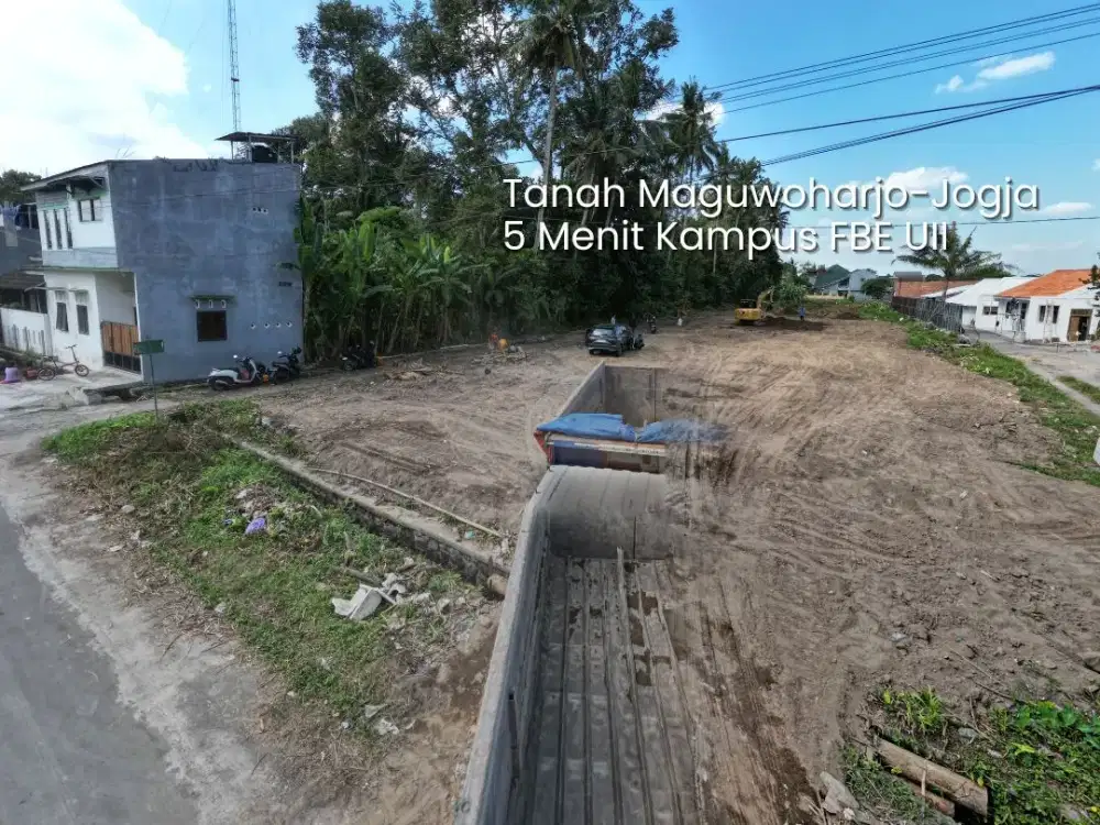 Tanah Dijual 2km FBE UII 255m² Siap Bangun