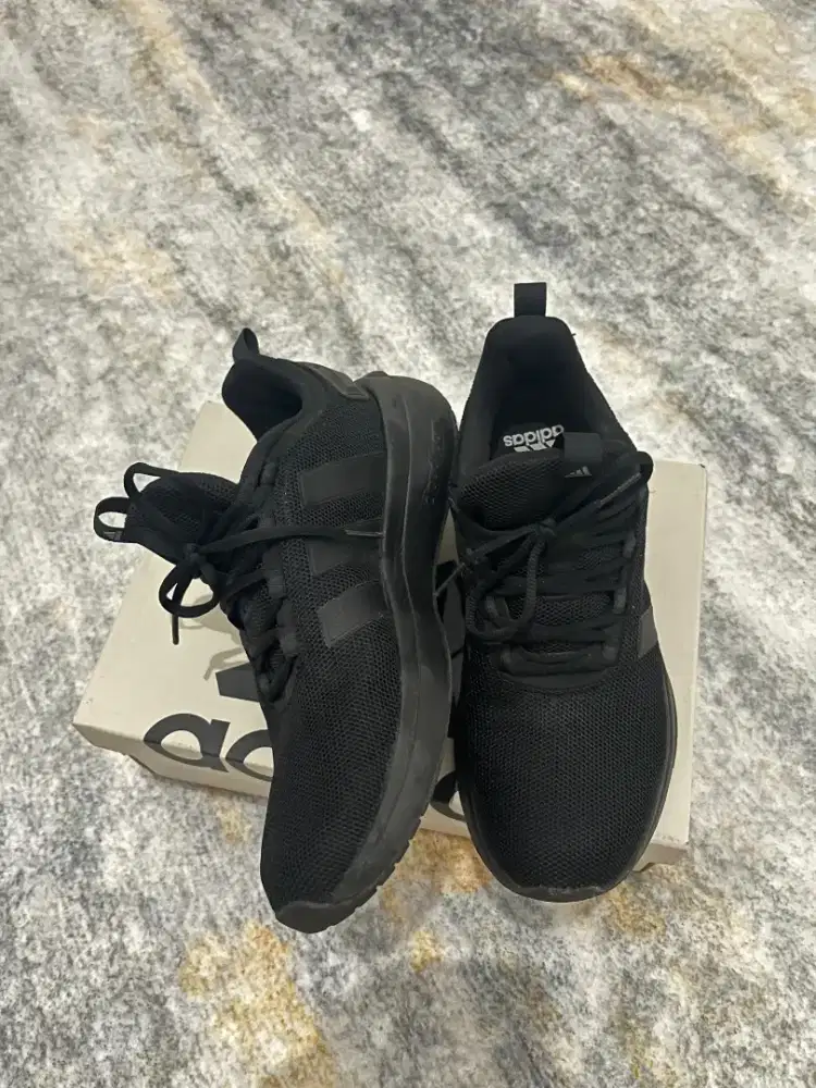 Sepatu Sneakers Adidas Full Black Original