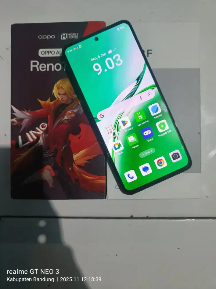 Oppo Reno 12F 4G 8+8/256GB Fullset ( Garansi Desember 2025 )