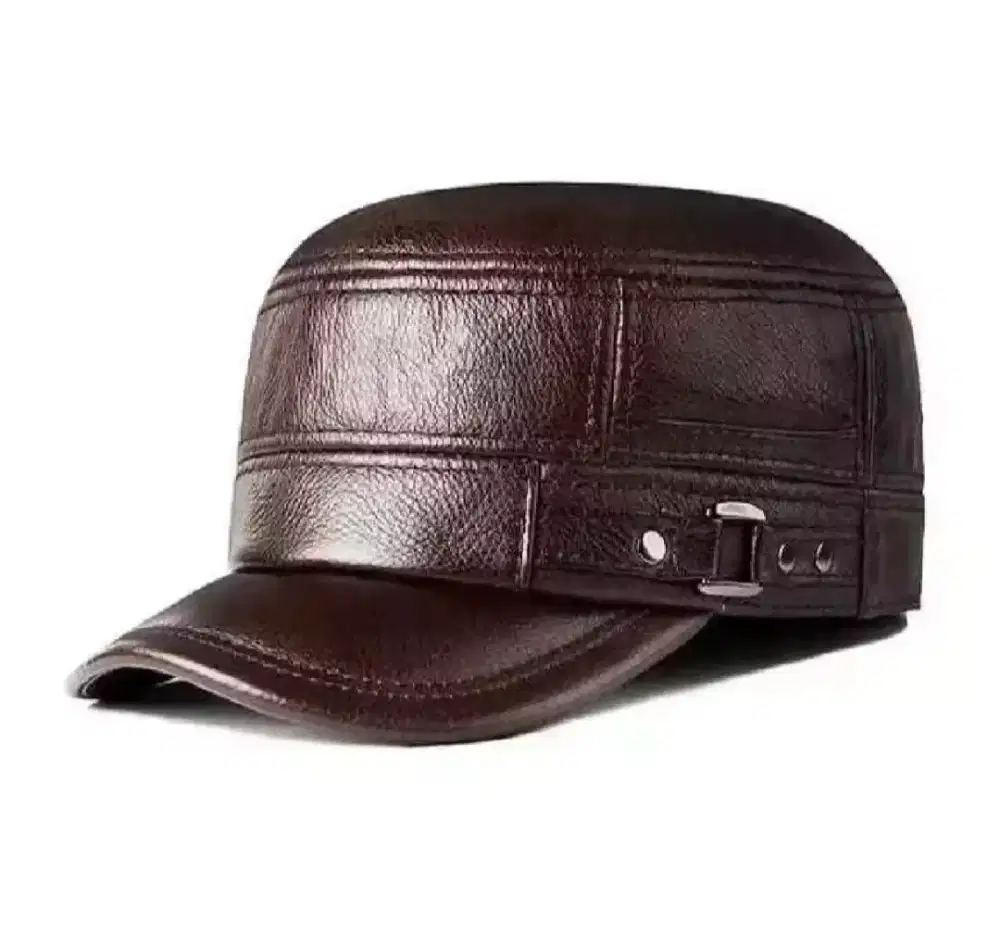 Topi Kulit Domba Asli Tahan Bakar Model Komando