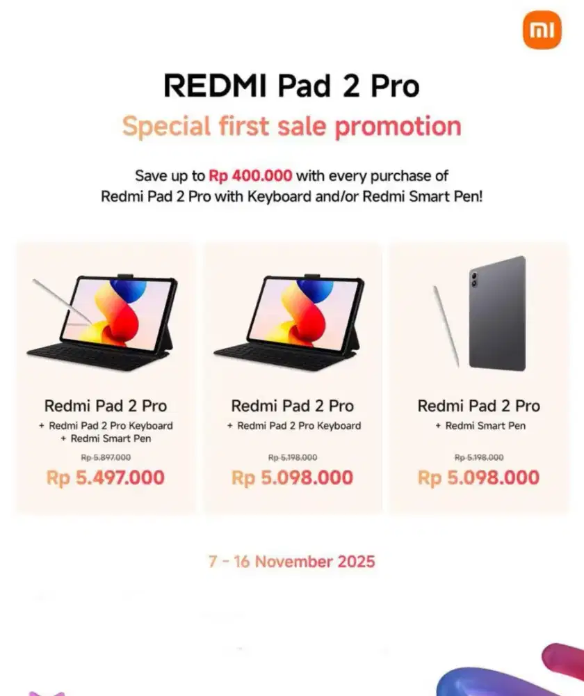 Redmi pad 2 pro new batrai besar bisa buat powerbank