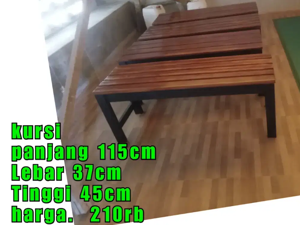 Kursi panjang teras, Kursi meja warung makan, Kursi meja Cafe resto