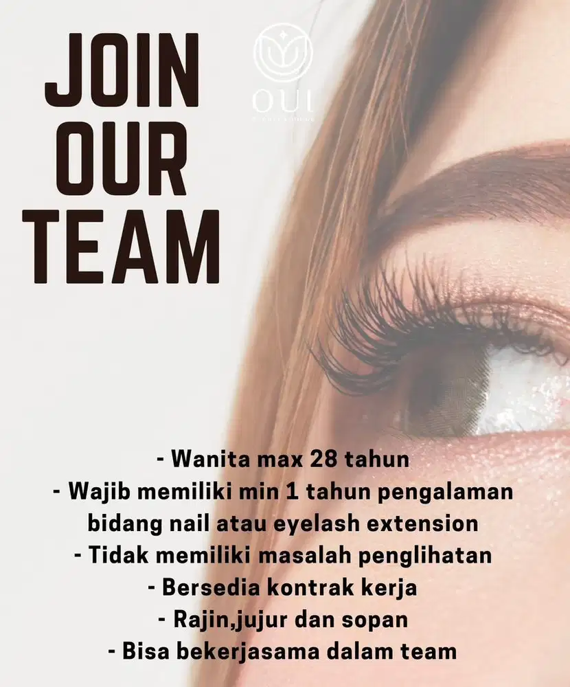 Lowongan Kerja Terapis Salon Eyelash Extension Salon Jakarta Barat