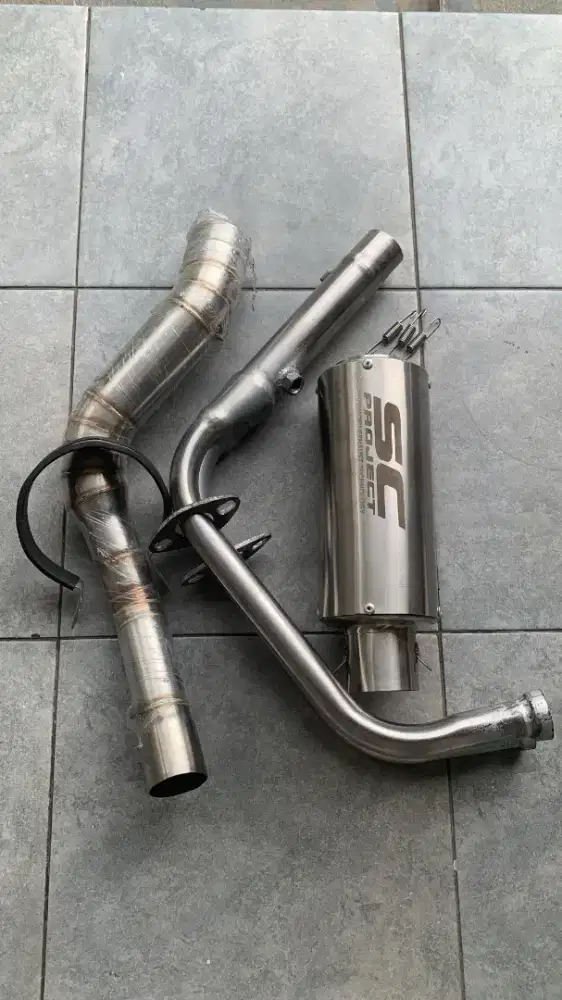 knalpot SC project R25/MT25 old