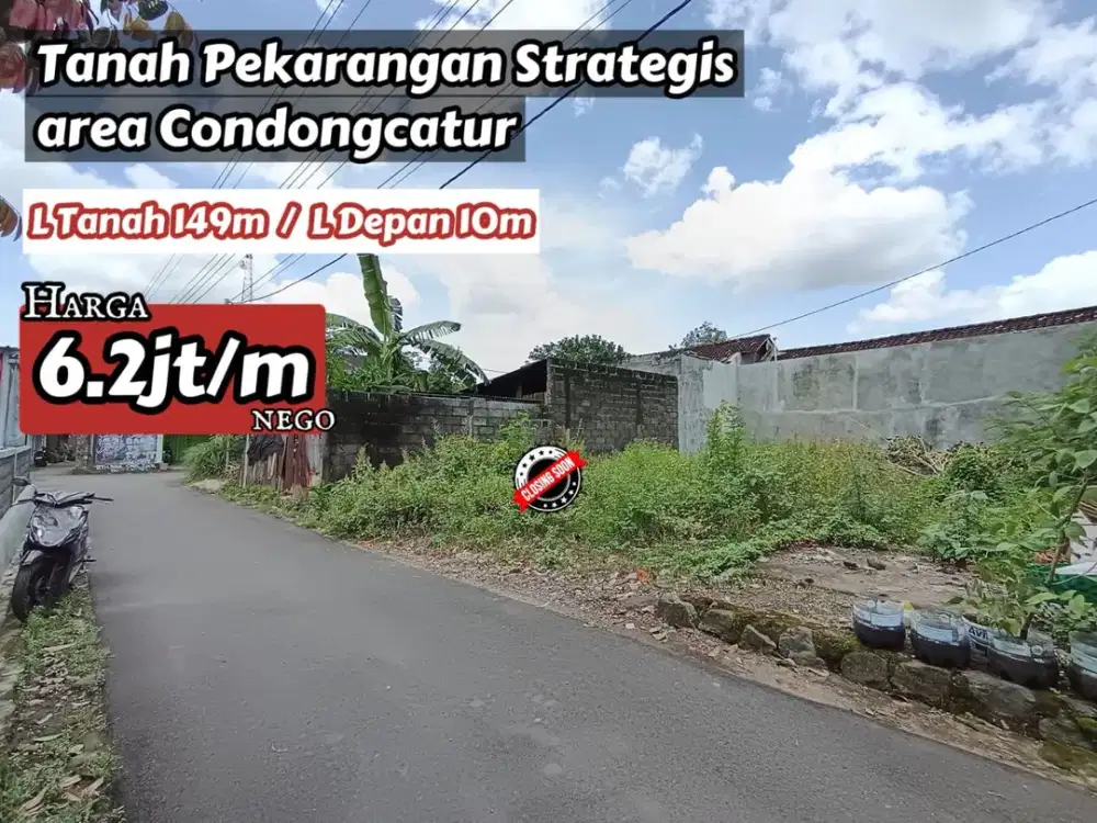 Tanah Condongcatur, Mangku Aspal, Murah Dekat Mall