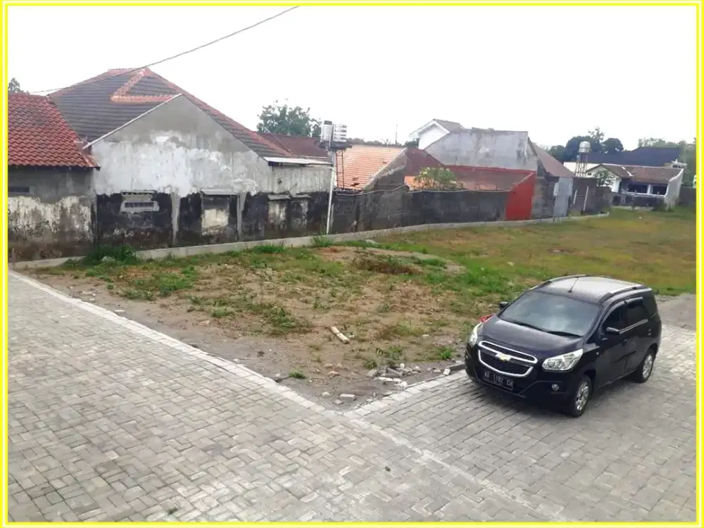 Tanah Banteng di Jl. Damai Dekat Kampus MM UGM : SHM Pekarangan