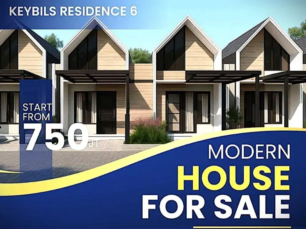 Rumah Cantik Akses Lega Bebas Banjir di Bintara dekat Pondok Kopi