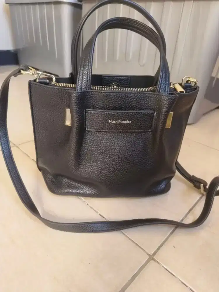 Hush pupies Black Medium