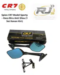 Spion CR7 R25 Model Sporty – Kaca Biru Anti Silau (1 Set Kanan Kiri)