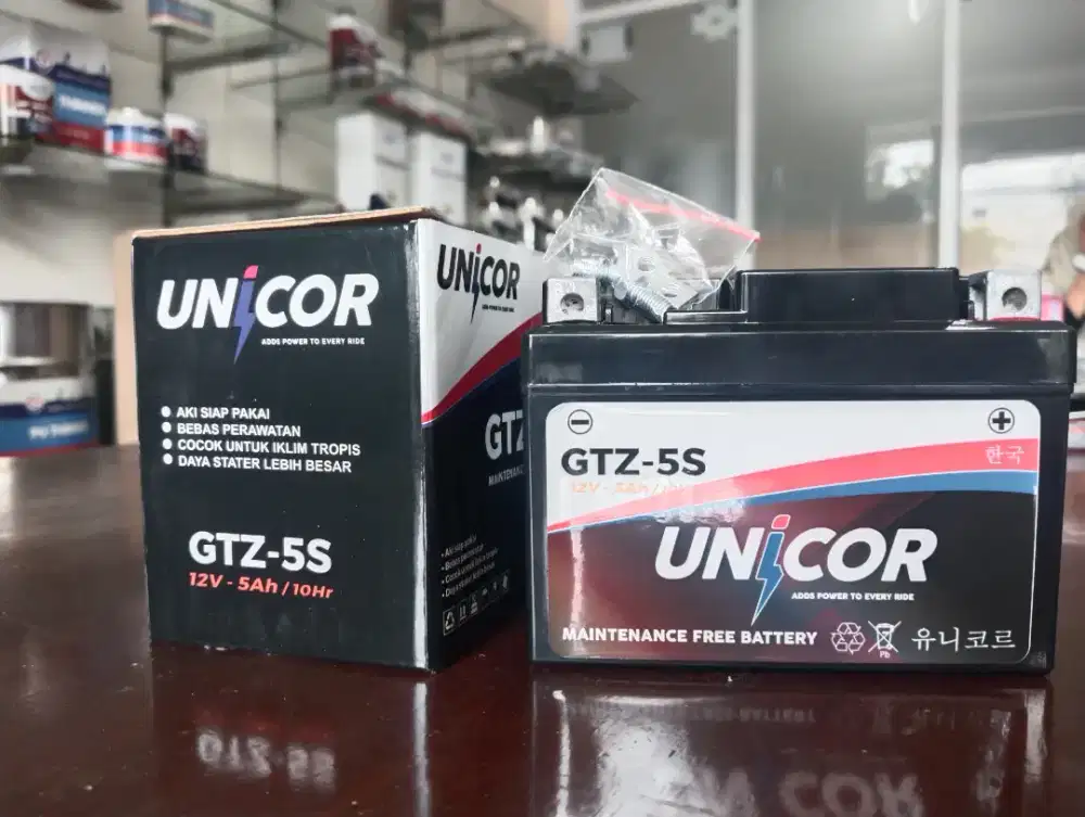 Aki Kering 12V-5Ah/10hr Cocok Untuk Motor 110/125CC