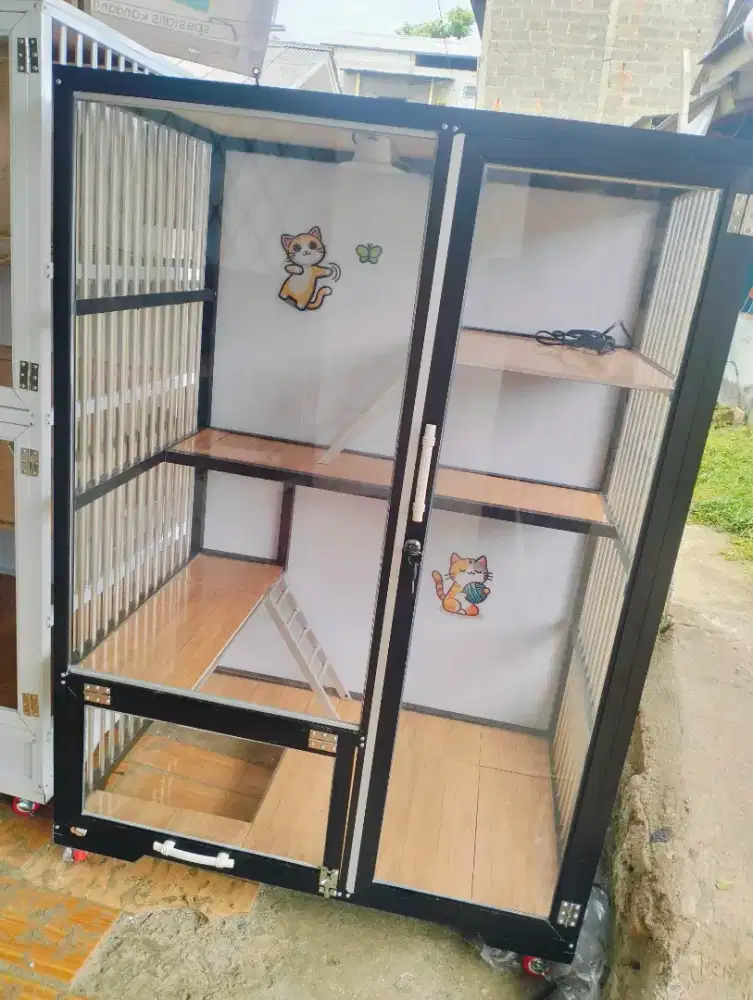 Kandang kucing Alumunium