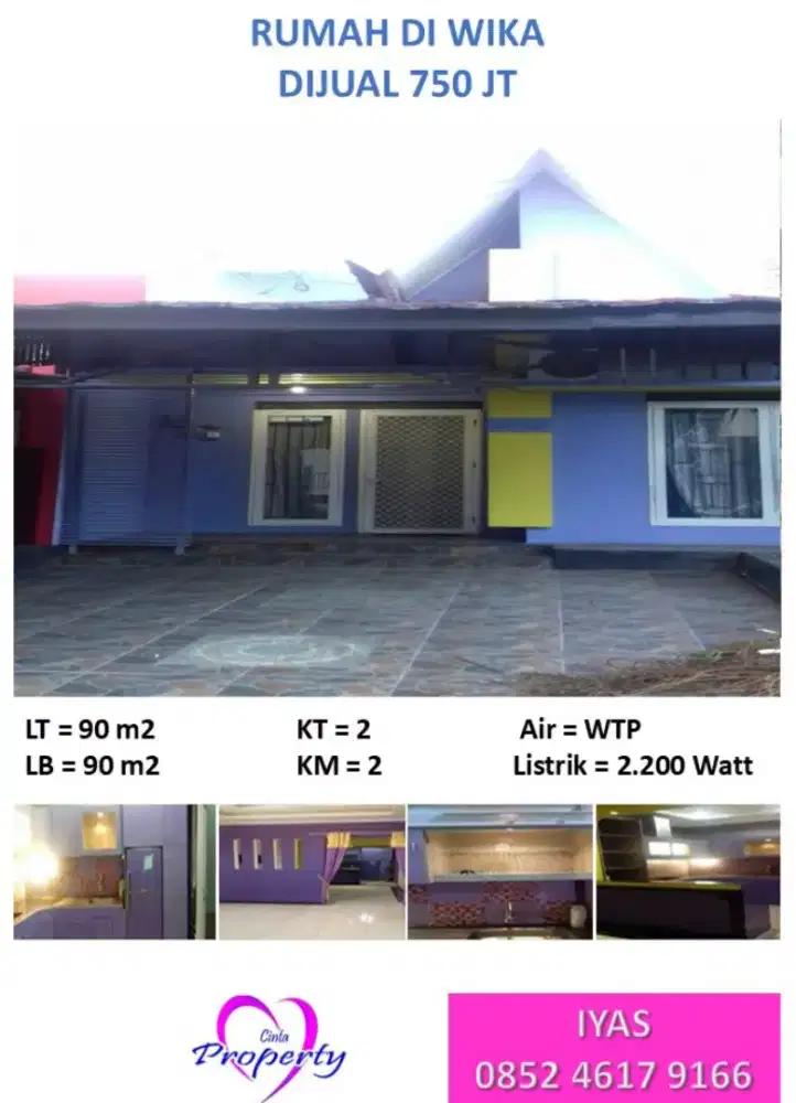 DIJUAL RUMAH DI WIKA