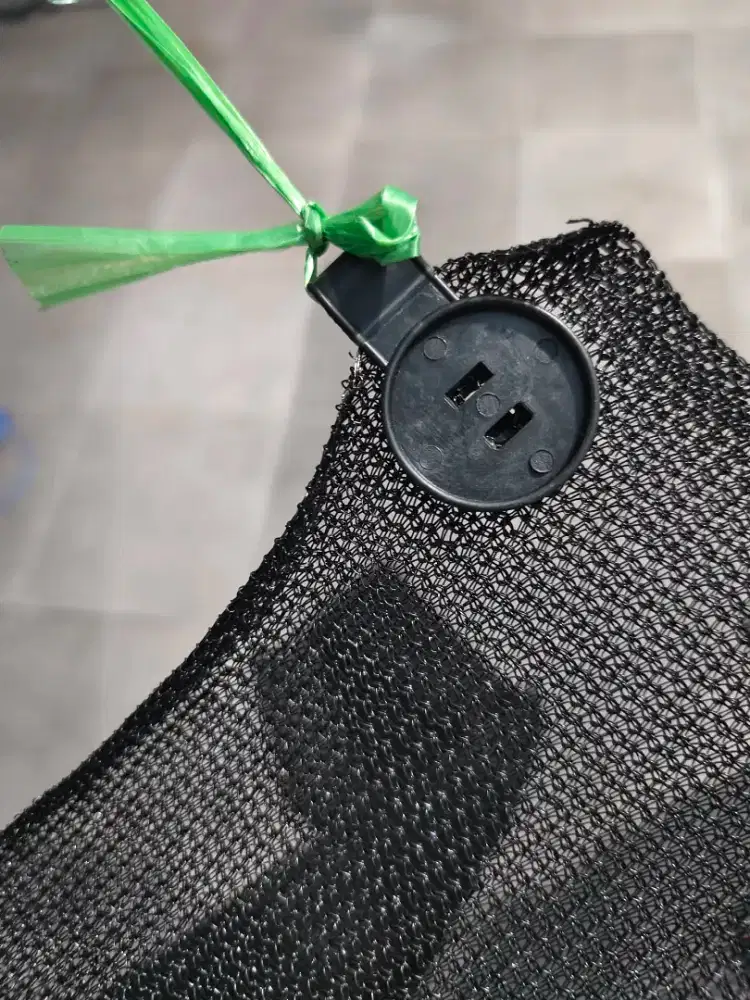 Jaring paranet NYLON berkualitas lebih awet dengan klip