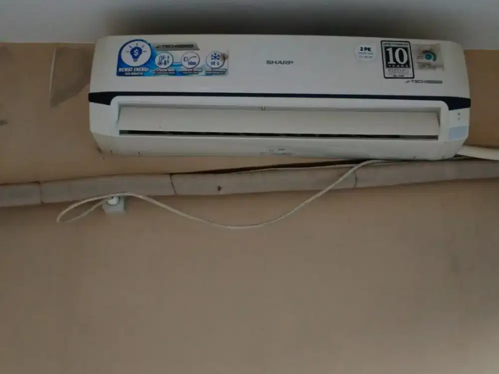 Jual AC Bekas 90% 2 PK Milik Sendiri Sharp J-tech Inverter Grnsi 10th