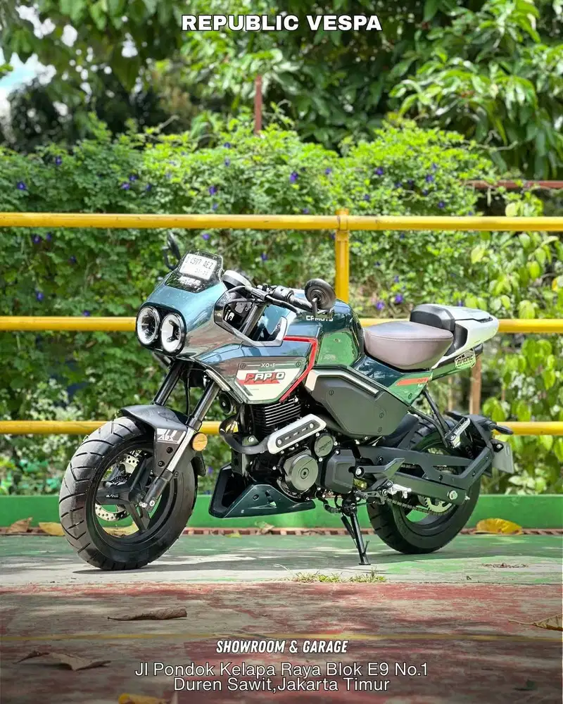SPECIAL UNIT CF MOTO PAPIO XO-1 TH 2024 WARNA MOSS GREEN