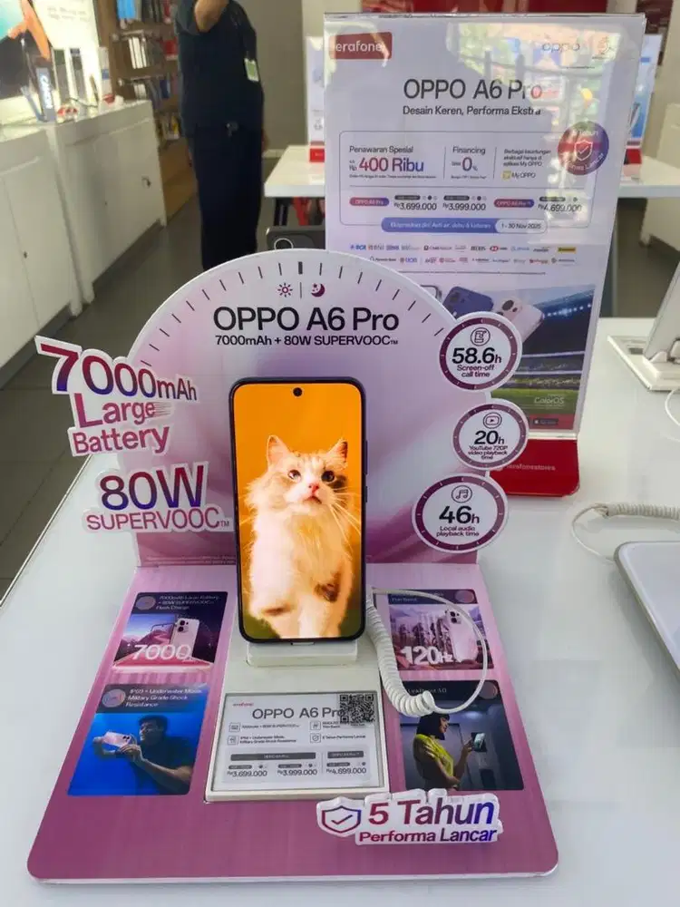 Oppo A6 pro free tws seharga 449 ribu