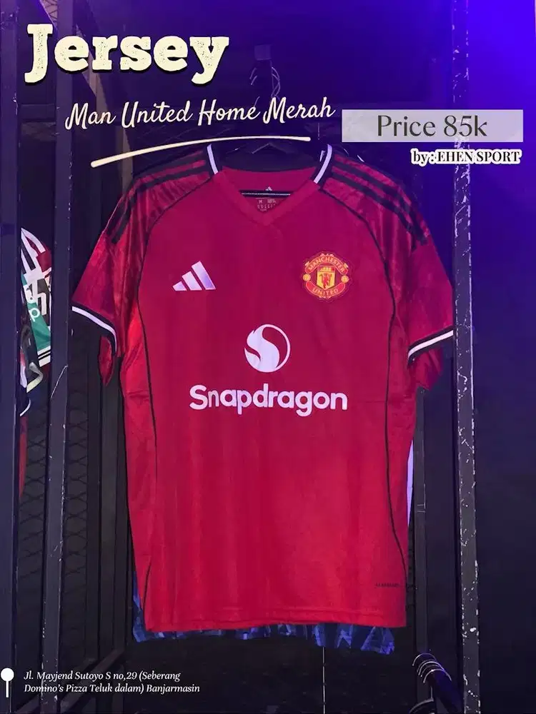 Jersey MU Home merah