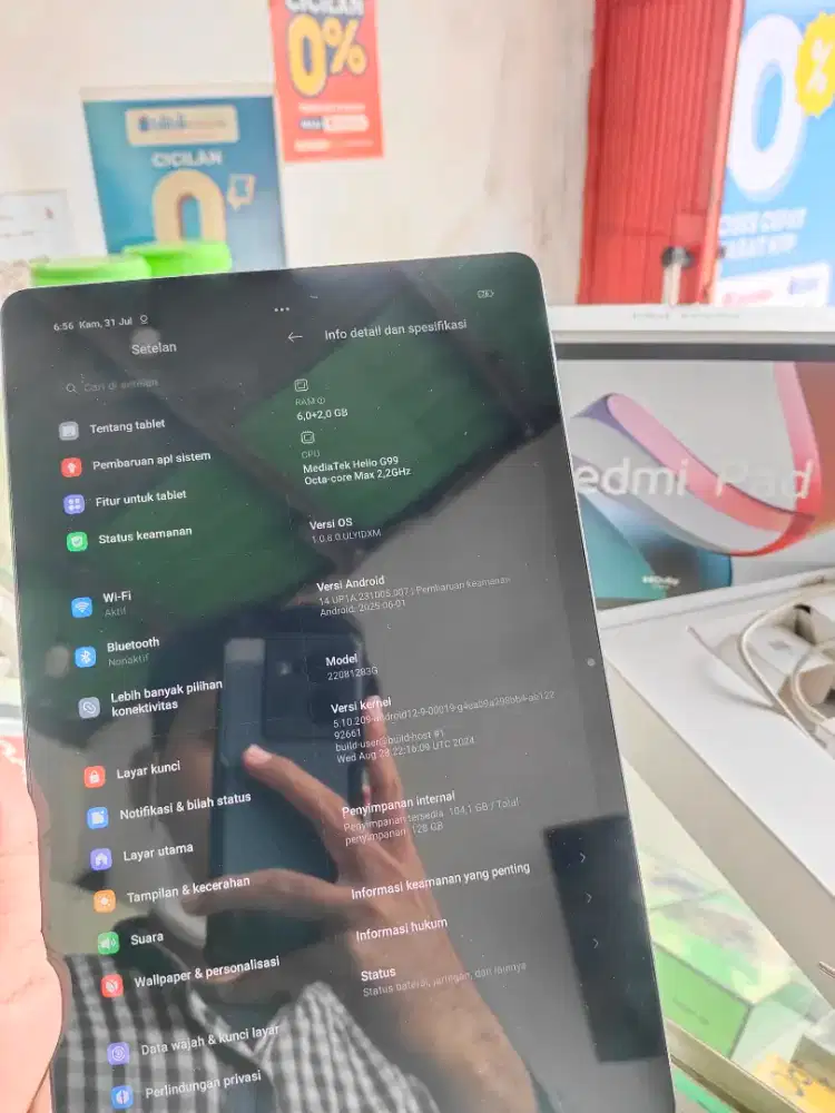 Redmi pad 6/128 wifi