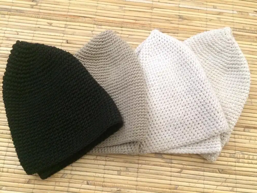 ⚪️ Peci Cap/Kopiah Rajut Ukuran Besar Jumbo Berkualitas