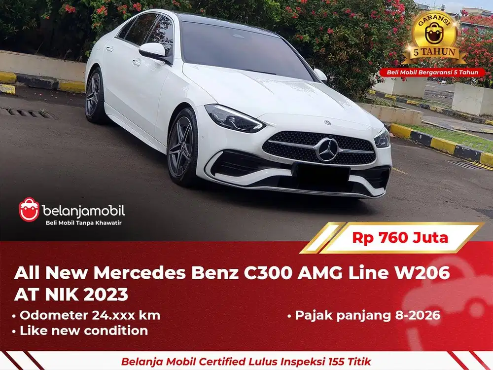 [ LIKE NEW ] Mercedes Benz Mercy C300 AMG 2023 2024 Putih