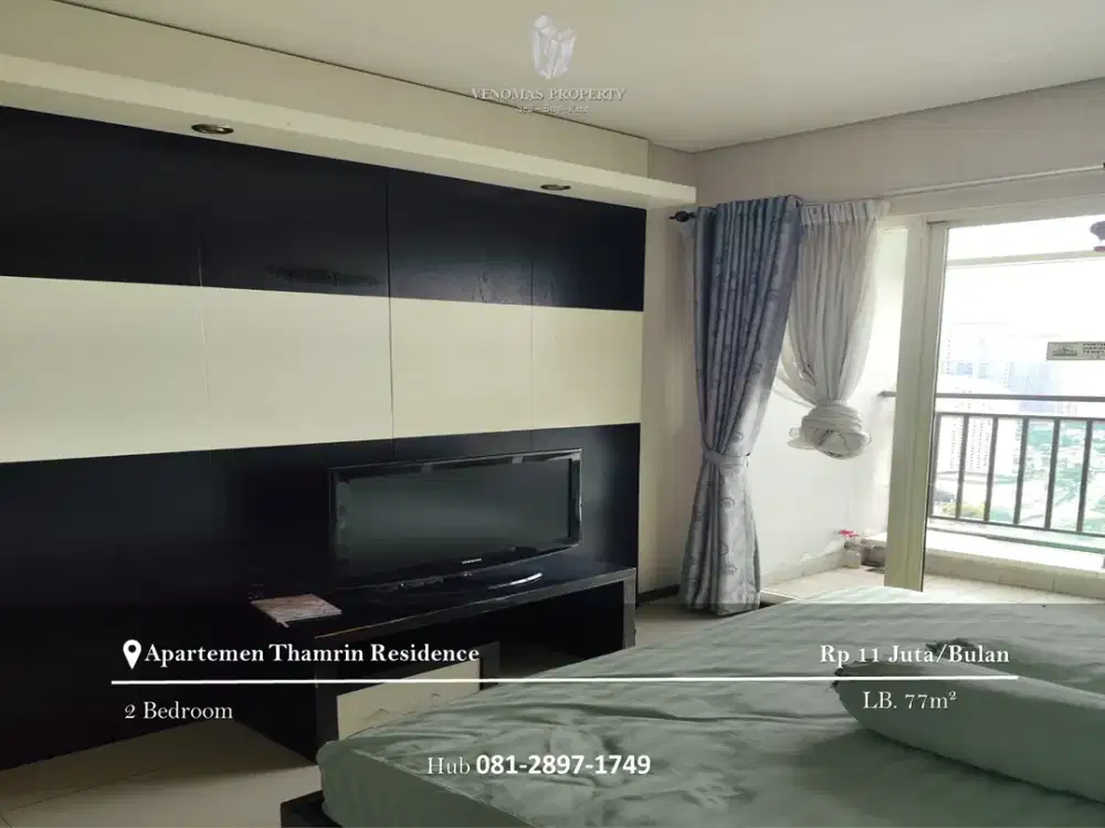 Disewakan Apartement Thamrin Residence Unit Premiere 2BR Furnished View Full