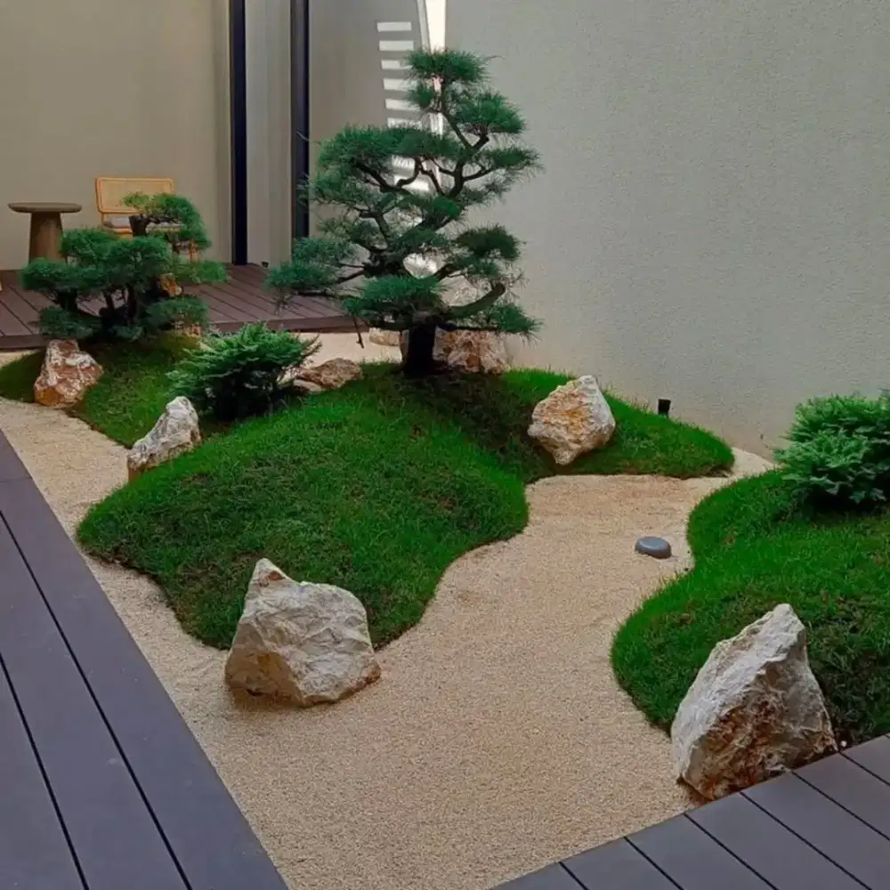 Pasang taman rumah tukang taman minimalis jasa penataan taman