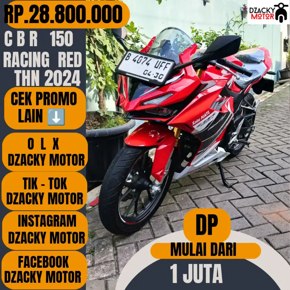 CBR 150 R RACING RED 2024 SECOND LIKE NEW