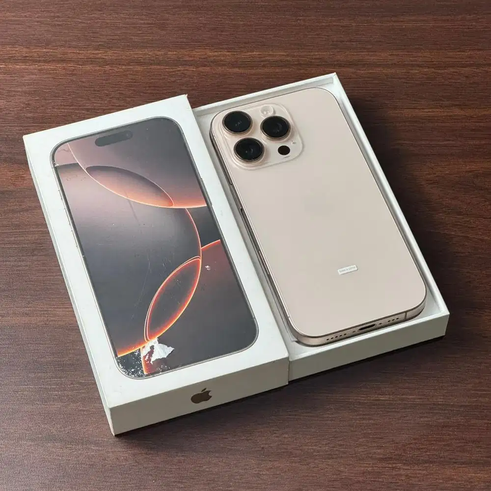 iPhone 16 PRO 128GB [ Dessert Titantium ] Garansi Resmi iBox