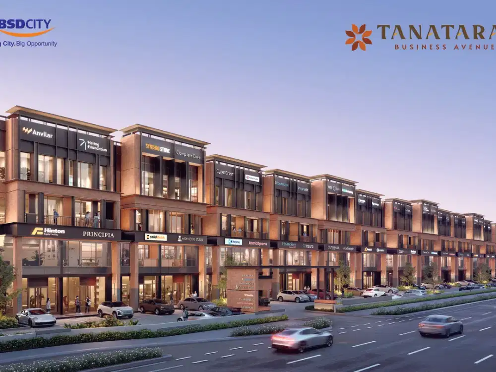 Tanatara Business Avenue BSD – Ruko Premium Mulai 8,8 Miliar
