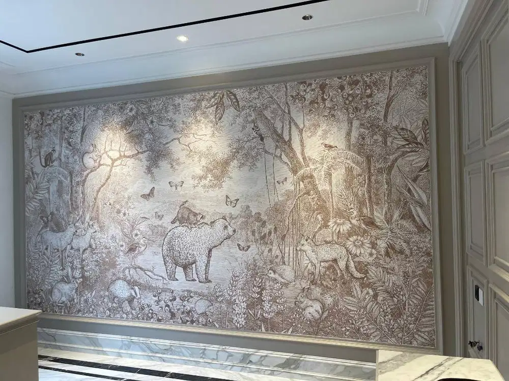 WALLPAPER CUSTOM UV, PROSES GARCEP, HASIL MEMUASKAN