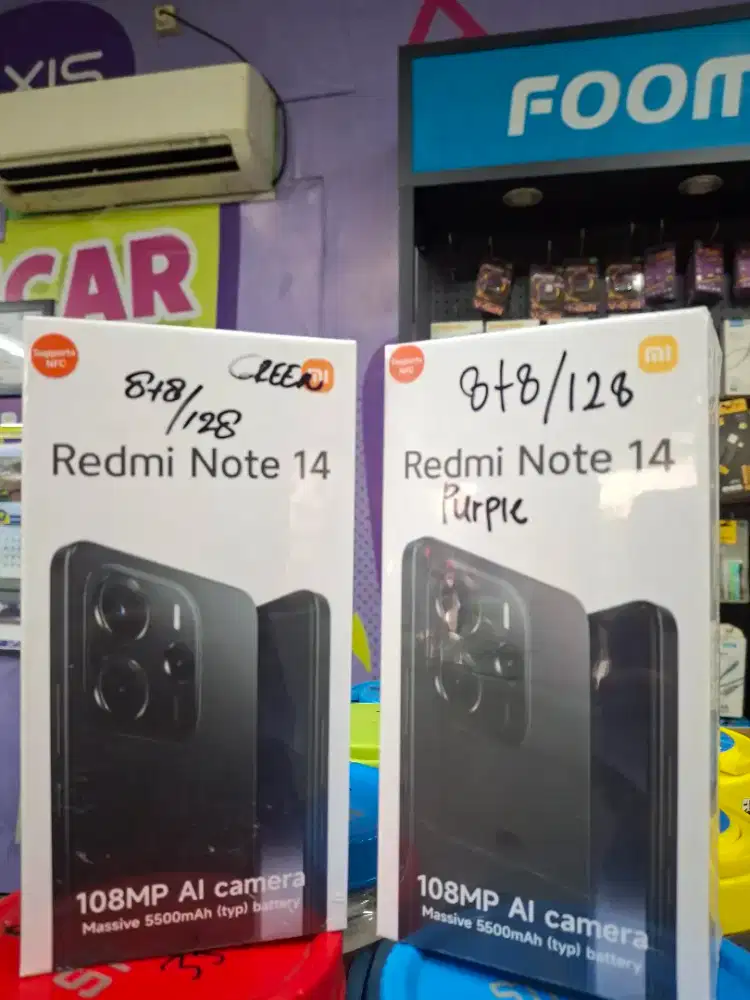 REDMI NOTE 14 KAMERA 108MP UDH ANTI AIR BISA CICILAN TANPA CC!!