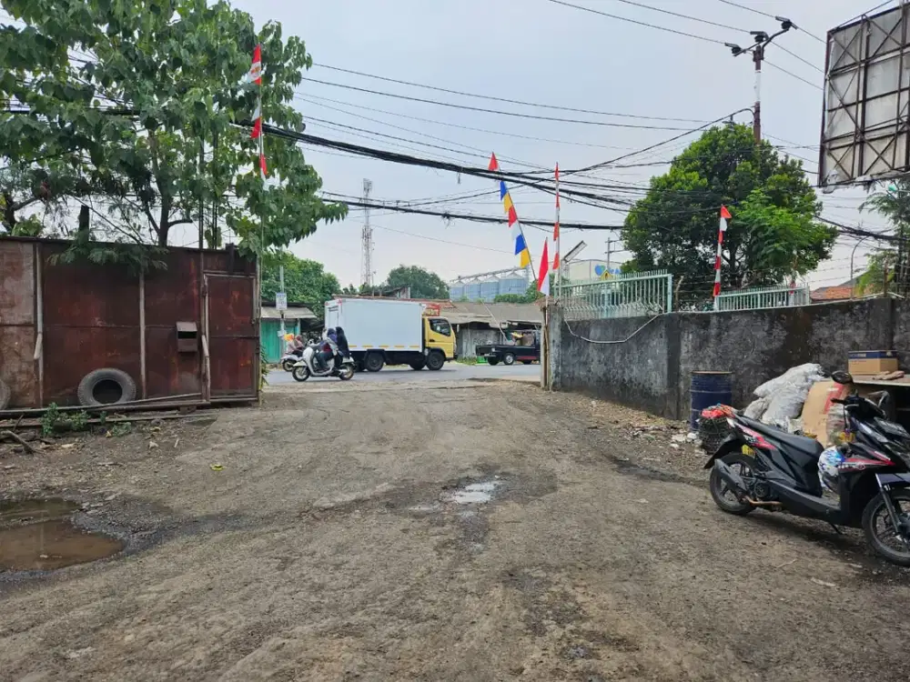 Dijual Cepat Gudang Berlokasi Strategis Akses Mudah Ke 3 Gerbang Tol di Jl. Raya Narogong Bekasi